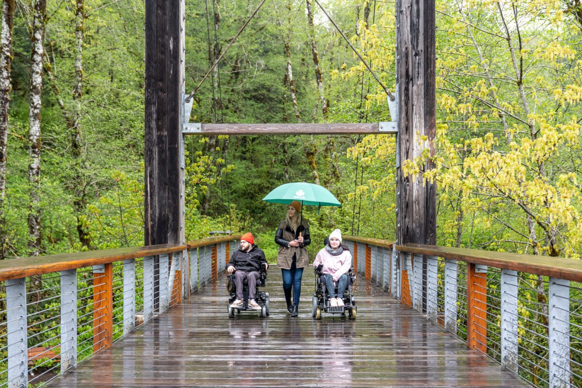 accessible forest trail Tillamook