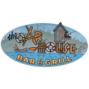 Oar House Bar & Grill sign